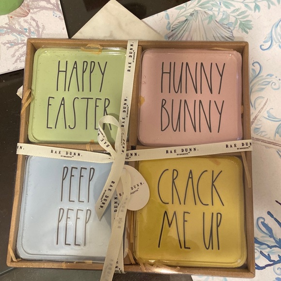 Rae Dunn Other - FLASH SALE TODAY ONLY TILL 11pm ❤️ Easter coasters